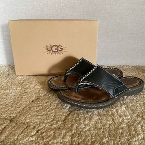 UGG Black Layback Sandals Size 8